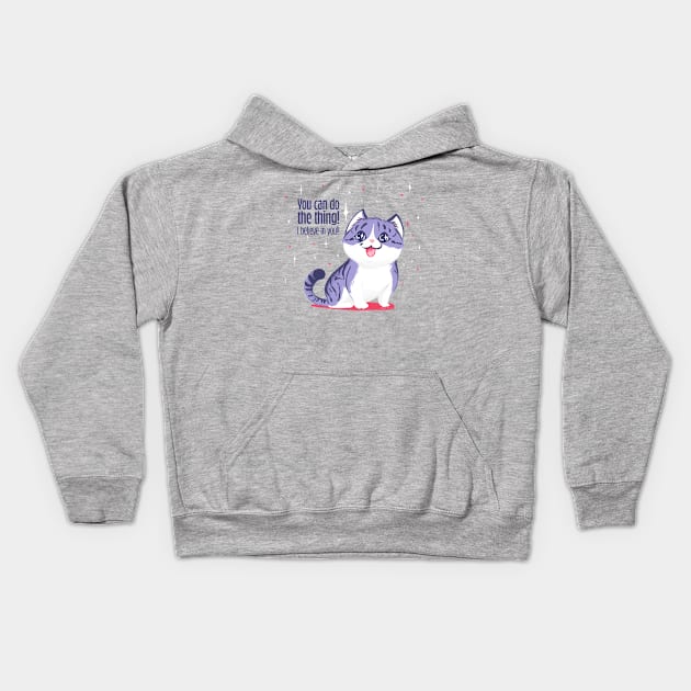 Kitty believes in you Kids Hoodie by iambirgitte